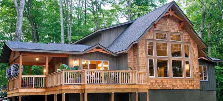 Shorehaven model displaying classic architectural timber frame styling